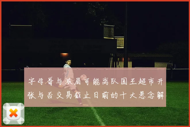 字母哥与浓眉可能离队国王超市开张与否交易截止日前的十大悬念解析